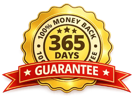 Forbidden China Wealth scam protection - the 365-day money-back guarantee badge
